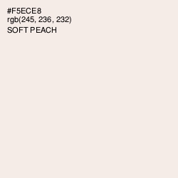 #F5ECE8 - Soft Peach Color Image